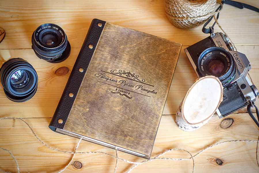 Блокнот с гравировкой