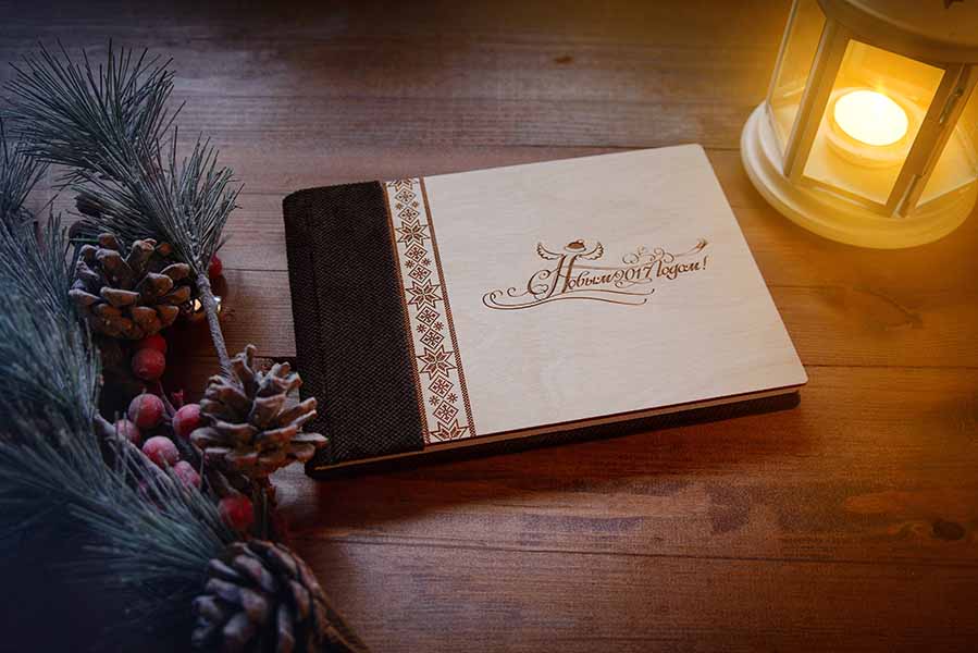 Фотоальбом в тканевом переплете